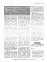 International Network to Promote Household Water Treatment and Safe Storage