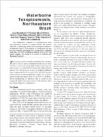 Waterborne Toxoplasmosis Northeastern Brazil