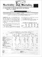 Morbidity and Mortality Weekly Report Vol 11 No 49 for Release December 14 1962