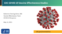 CDC COVID19 vaccine effectiveness studies
