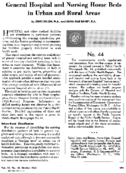 General hospital and nursing home beds in urban and rural areas