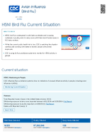 H5N1 Bird Flu  Current Situation