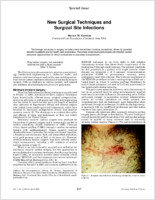 New surgical techniques and surgical site infections