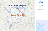500 Cities Project Local Data for Better Health 2014 Buena Park CA