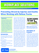 Preventing StruckBy Injuries and Deaths When Working with Refuse Trucks