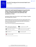 ShortTerm and Repeated Exposure to Particulate Matter Sizes from Imperial Valley California to Induce Inflammation and AsthmaticLike Symptoms in Mice