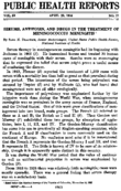 Weekly Reports for APRIL 29 1938