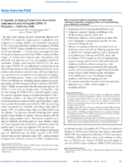 Notes From the Field Ecigarette or Vaping Product UseAssociated Lung Injury Cases During the COVID19 Response  California 2020