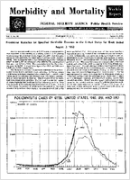 Morbidity and Mortality Weekly Report Vol 1 No 31 August 8 1952