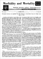 Morbidity and Mortality Weekly Report Vol 1 No 16 April 25 1952