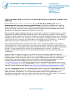 Advance Letter From the Director National Center for Immunization and Respiratory Diseases