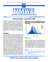 MMWR Morbidity and Mortality Weekly Report Vol 52 No 3 January 24 2003