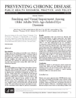 Smoking and Visual Impairment Among Older Adults With AgeRelated Eye Diseases