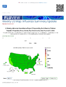 FluView Weekly US Map Influenza Summary Update