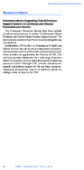 Recommendation Regarding Clinical DecisionSupport Systems in Cardiovascular Disease Prevention and Control