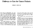 Pathways to care for cancer patients