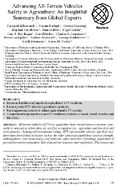 Advancing AllTerrain Vehicles Safety in Agriculture An Insightful Summary from Global Experts