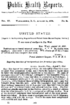 Public health reports  v 11 no 34 August 21 1896
