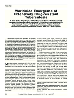 Worldwide Emergence of Extensively Drugresistant Tuberculosis