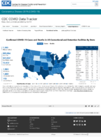 Confirmed COVID19 deaths in US correctional and detention facilities by state January 7 2021