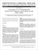 The Impact of a Communitywide SmokeFree Ordinance on Smoking Among Older Adults