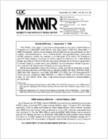 Morbidity and Mortality Weekly Report MMWR November 22 1996  Vol 45  No 46