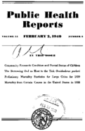 Public Health Reports  v 55  no 5  cover
