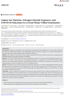 Indoor Air Nicotine Nitrogen Dioxide Exposure and COVID19 Outcomes in a Great Plains Tribal Community