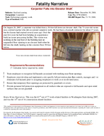Fatality Narrative Carpenter Falls into Elevator Shaft