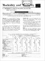 Morbidity and Mortality Weekly Report Vol 11 No 12 for Release March 30 1962