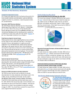 National Vital Statistics System Division of Vital Statistics Newsletter  October 2022