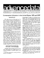 Contraceptive Utilization in the United States 1973 and 1976