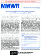 Histoplasmosis Outbreak Associated with the Renovation of an Old House  Quebec Canada 2013