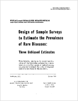 Design of Sample Surveys to Estimate the Prevalence of Rare Diseases Three Unbiased Estimates