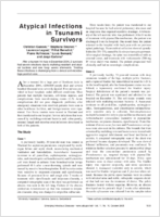 Atypical Infections in Tsunami Survivors