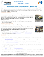 Retail Worker Hazard Alert Keeping Gas Station Convenience Store Workers Safe  Washington