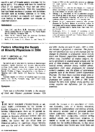 Factors Affecting The Supply Of Minority Physicians In 2000