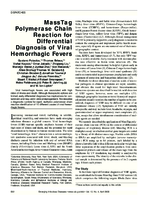 MassTag Polymerase Chain Reaction for Differential Diagnosis of Viral Hemorrhagic Fevers