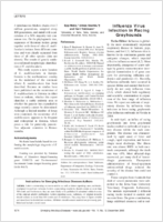 Influenza Virus Infection in Racing Greyhounds