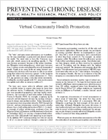 Virtual Community Health Promotion