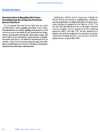 Recommendations Regarding Skin Cancer Prevention from the Community Preventive Services Task Force