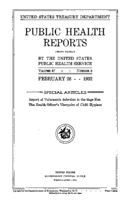 Public Health Reports  v 47 no 9  cover