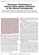 Overseas Treatment of Latent Tuberculosis Infection in USBound Immigrants