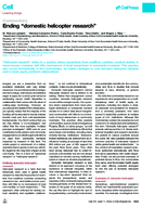 Ending Domestic Helicopter Research