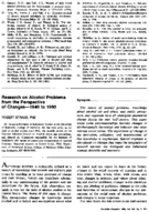 Research on alcohol problems from the perspective of changes1940 to 1990