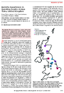 Borrelia bavariensis in Questing Ixodes ricinus Ticks United Kingdom