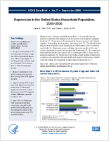 Depression in the United States Household Population 20052006