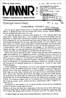 Morbidity and Mortality Weekly Report MMWR October 3 1980  Vol 29  No 39