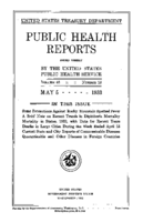 Public Health Reports  v 48 no 18  cover