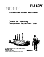 Occupational Hazard Assessment Criteria for Controlling Occupational Exposure to Cobalt